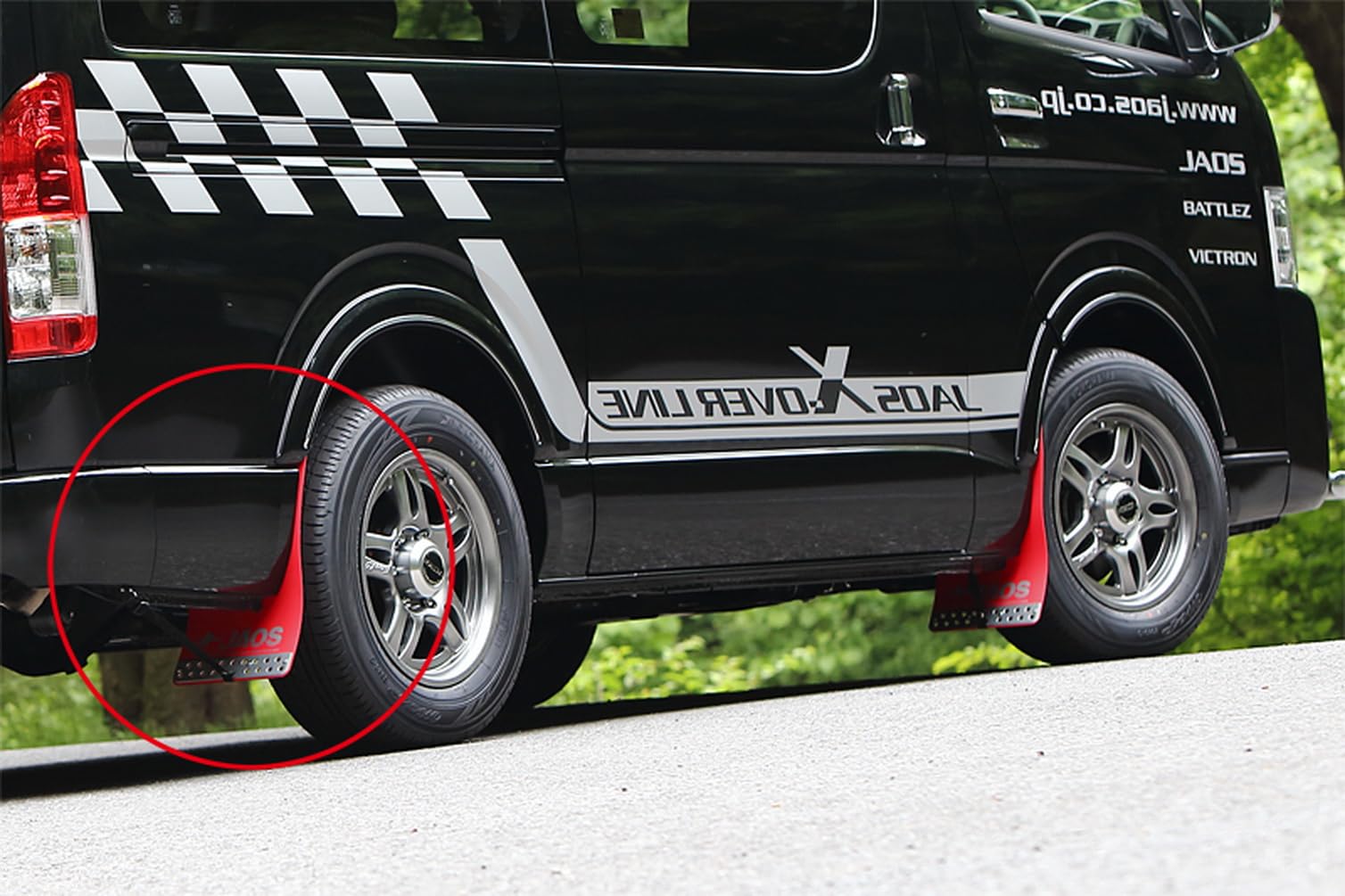 Amazon.co.jp: ジャオス(JAOS) JAOS マッドガードIII リヤセット